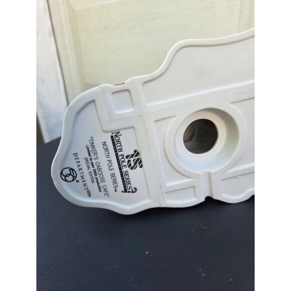 Department 56 North Pole Series T  Tinkers Caboose Cafe Christmas Village - Picture 7 of 7